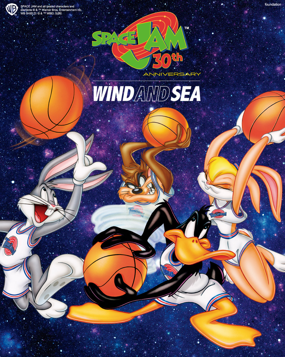 SPACE JAM × WIND AND SEA Space Jam' 30th Anniversary x WIND AND SEA Collab Release Info