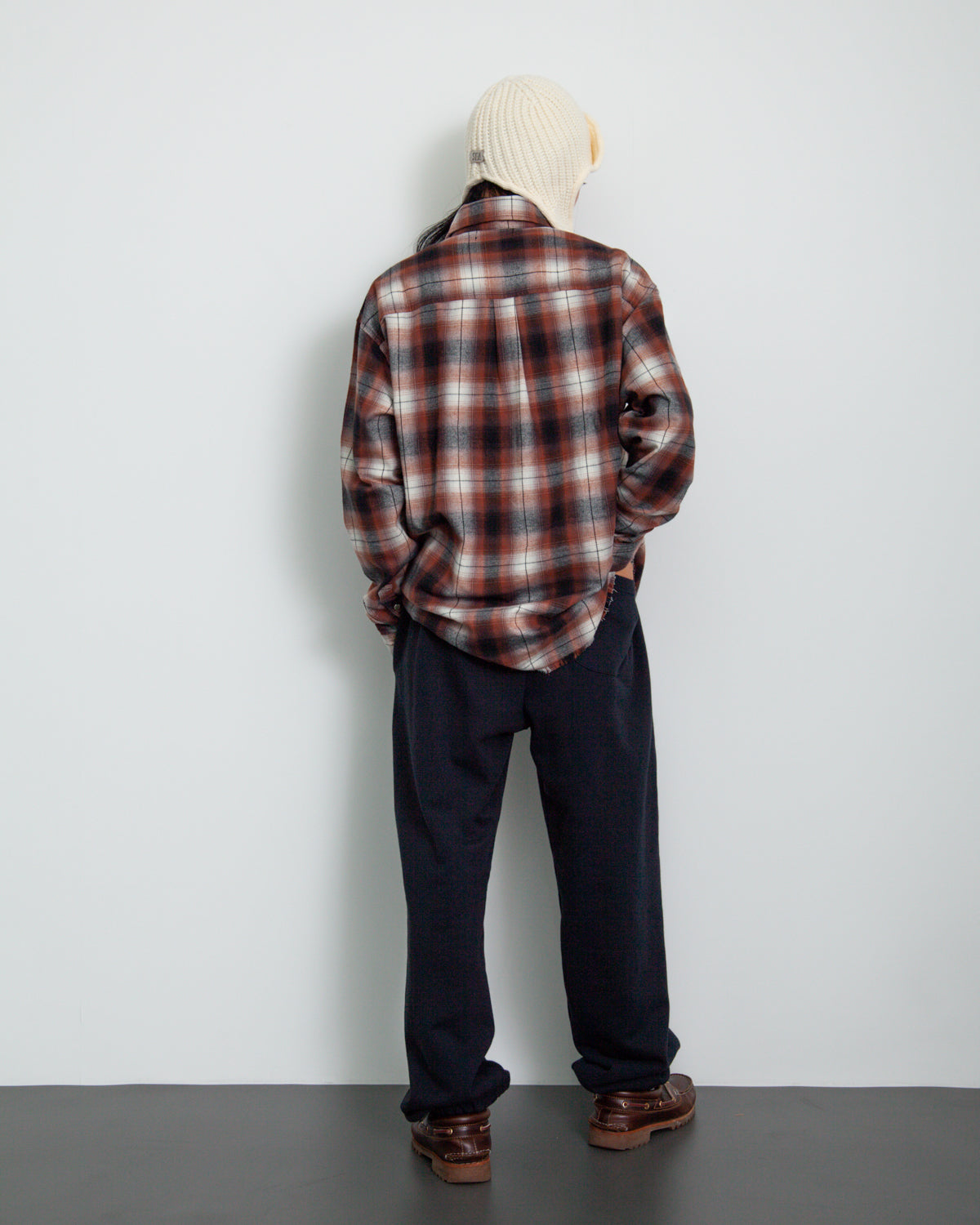 Fringe Flannel Plaid Shirt