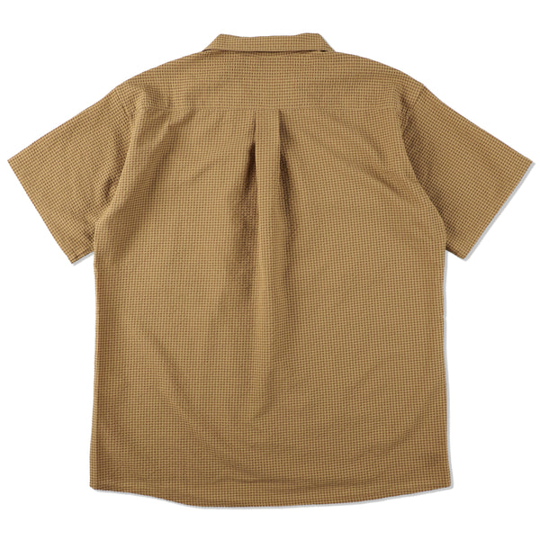 NANGA x WDS H/S Open Collar Shirt / BEIGE