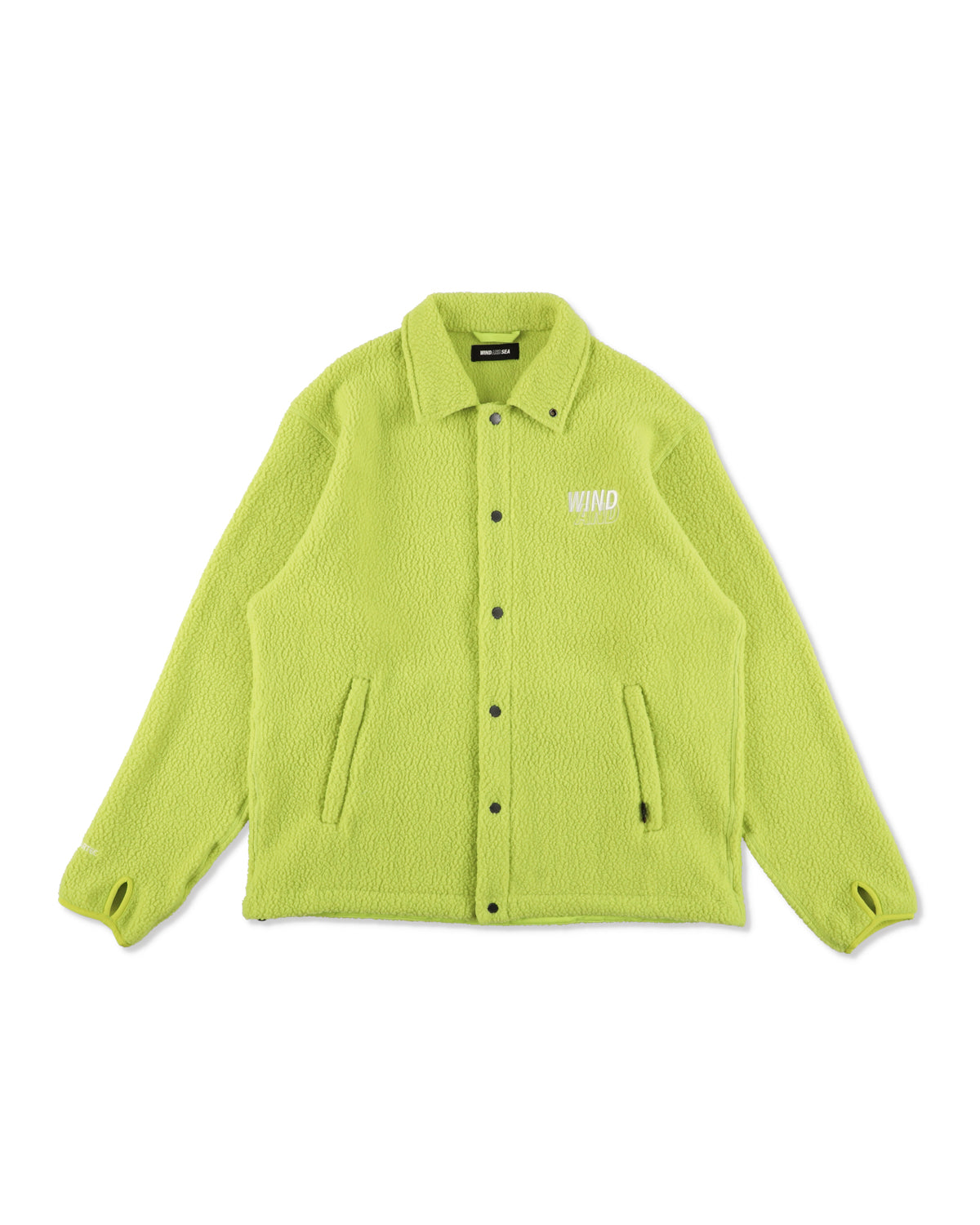 POLARTEC Thermal Boa Fleece Coach Jacket – WIND AND SEA POLARTEC Thermal Boa Fleece Coach Jacket – WIND AND SEA