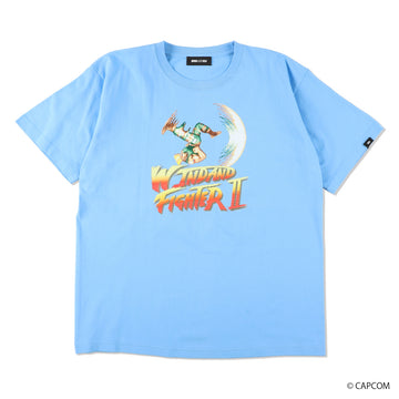 SFⅡ x WDS Tee -Guile- / LIGHT_BLUE