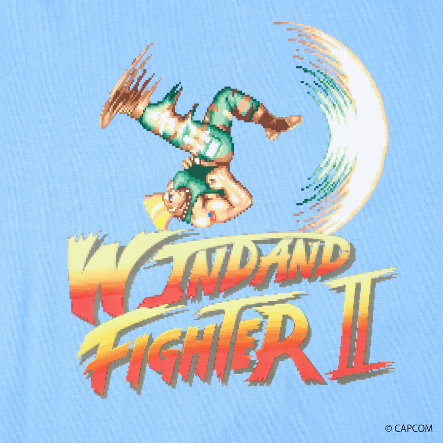SFⅡ x WDS Tee -Guile- / LIGHT_BLUE