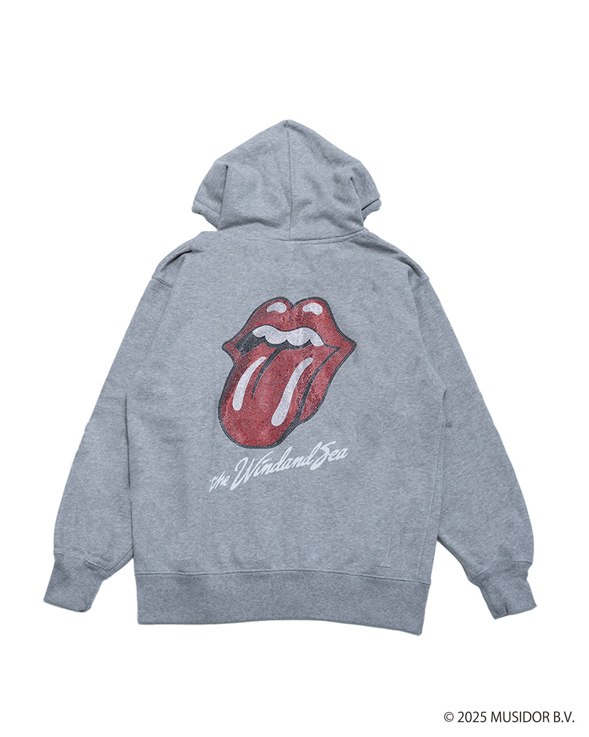 The Rolling Stones x WDS Rhine Stones Zip Up Hooded Sweatshirt