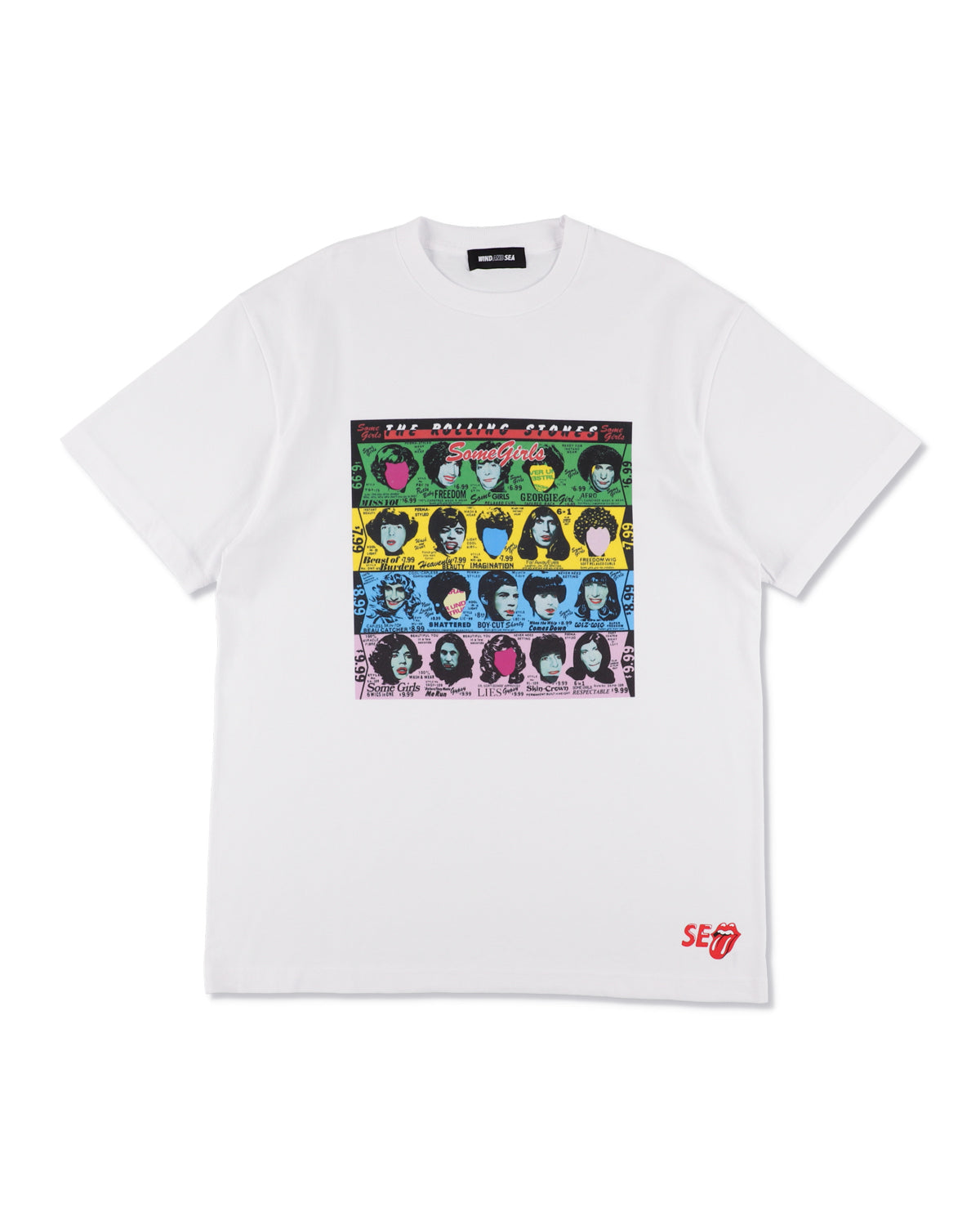 THE ROLLING STONES x WDS SOME GIRLS TEE – WIND AND SEA