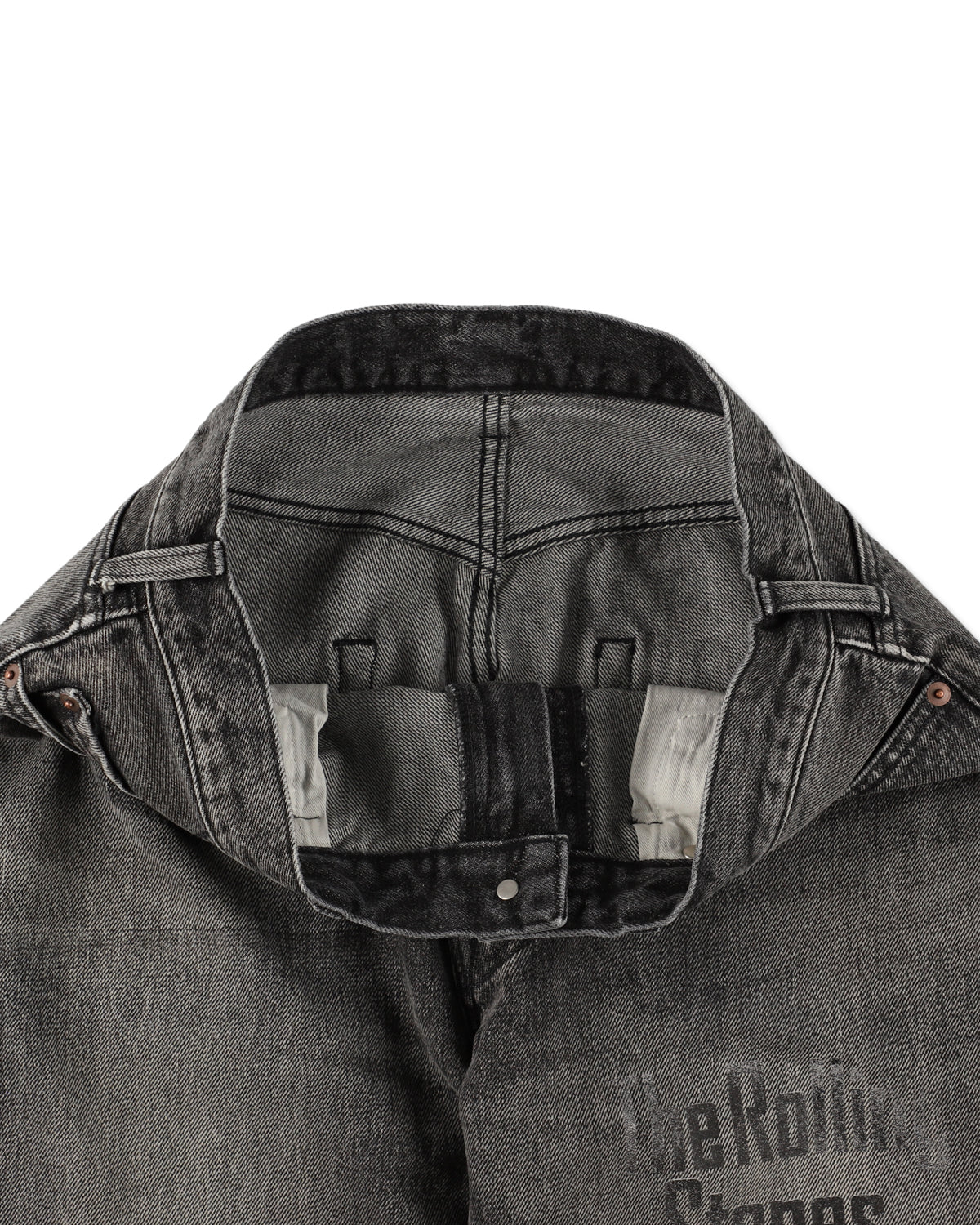 THE ROLLING STONES x WDS PRINTED DENIM PANTS