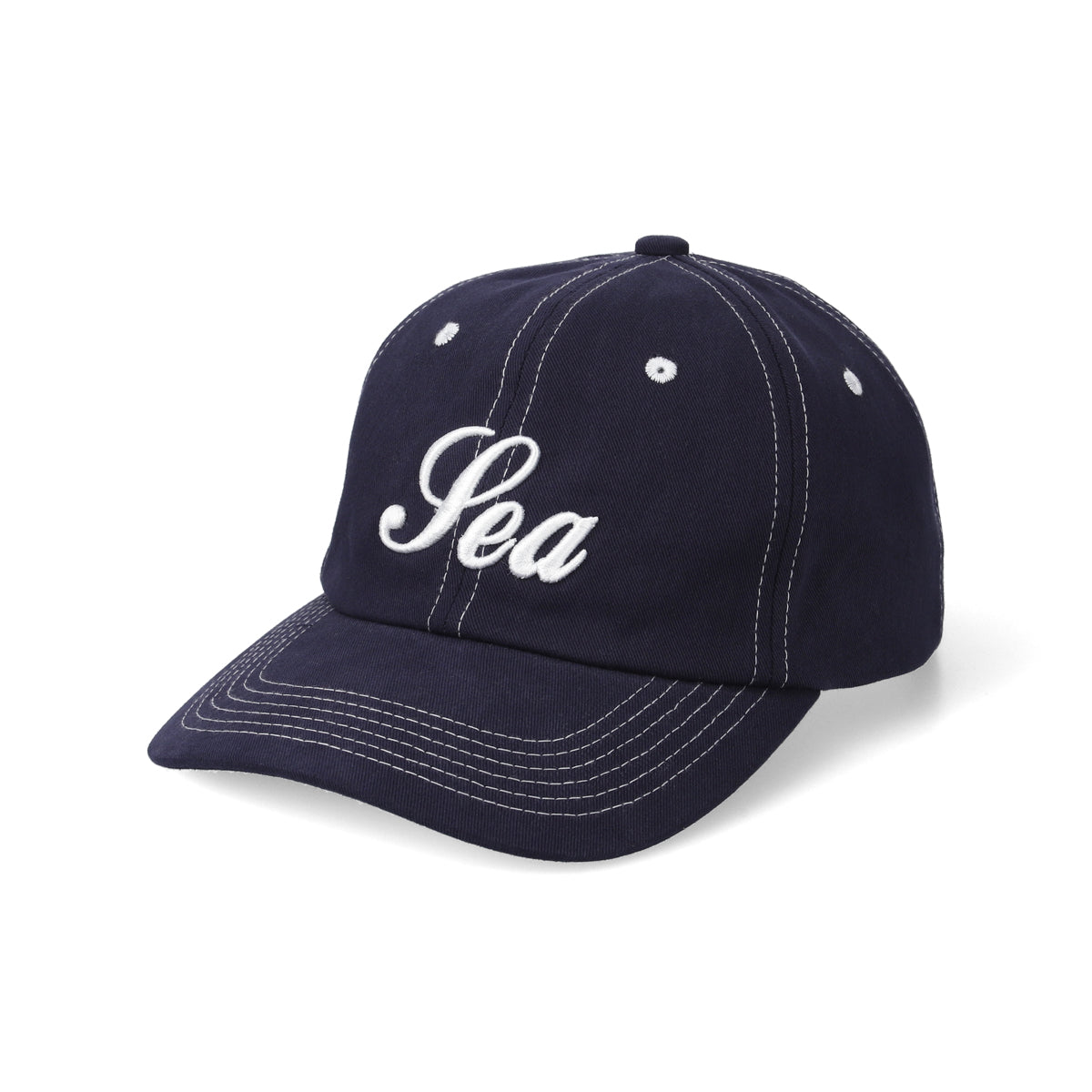 WIND AND SEA STITCH LOGO CAP ブラック