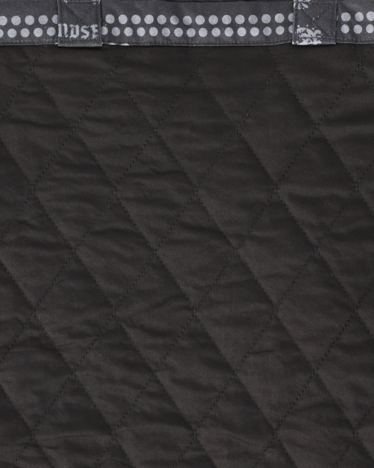 BLACK BANDANA TOTE BAG