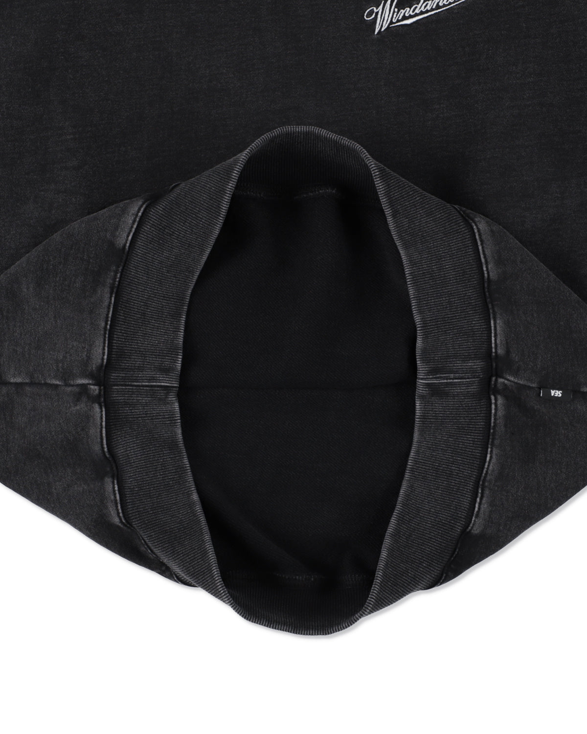 BLACK BANDANA LINE CREW NECK SWEAT