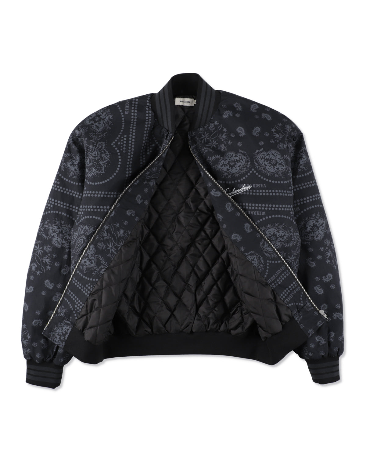 BLACK BANDANA BLOUSON