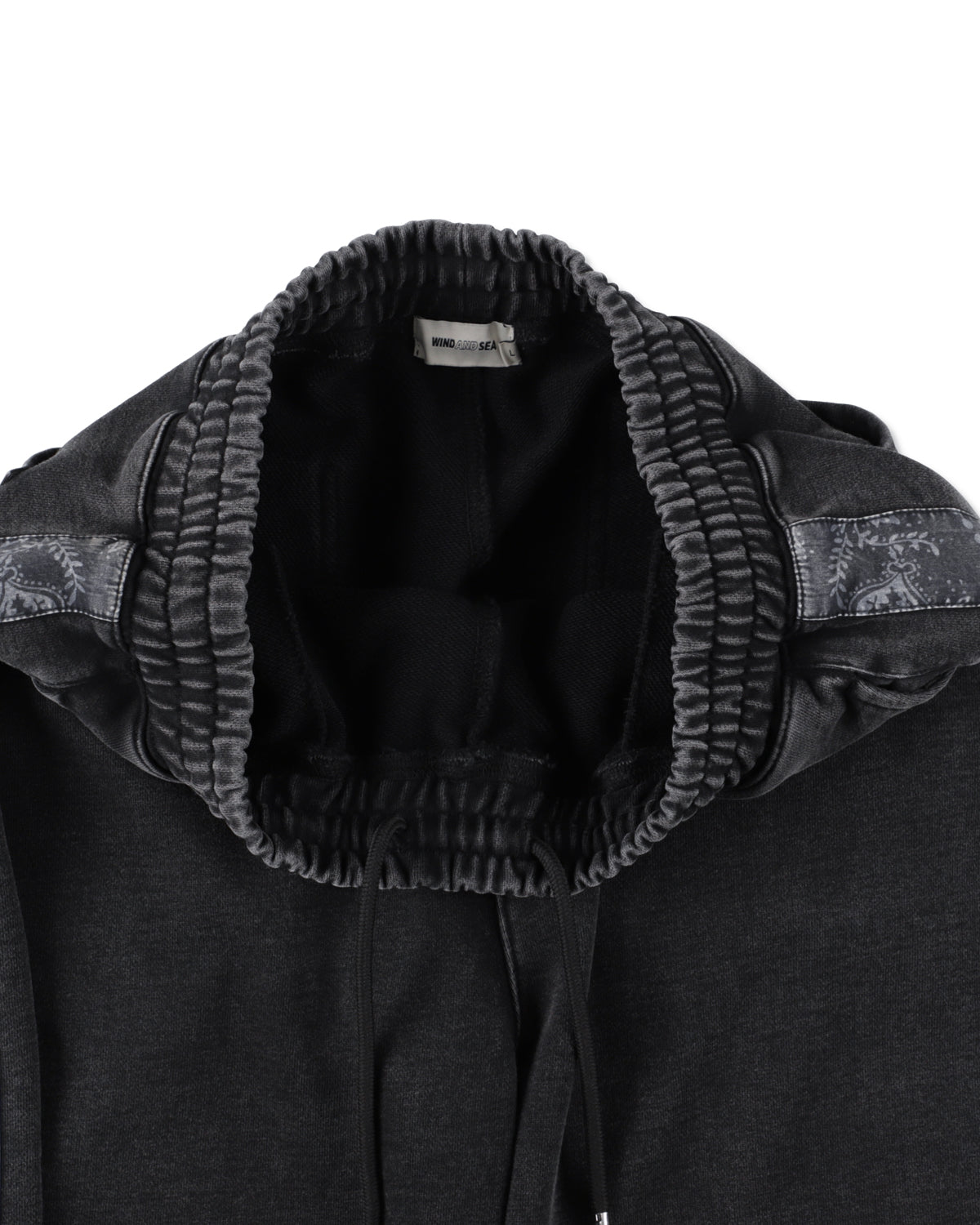 BLACK BANDANA LINE SWEAT PANTS