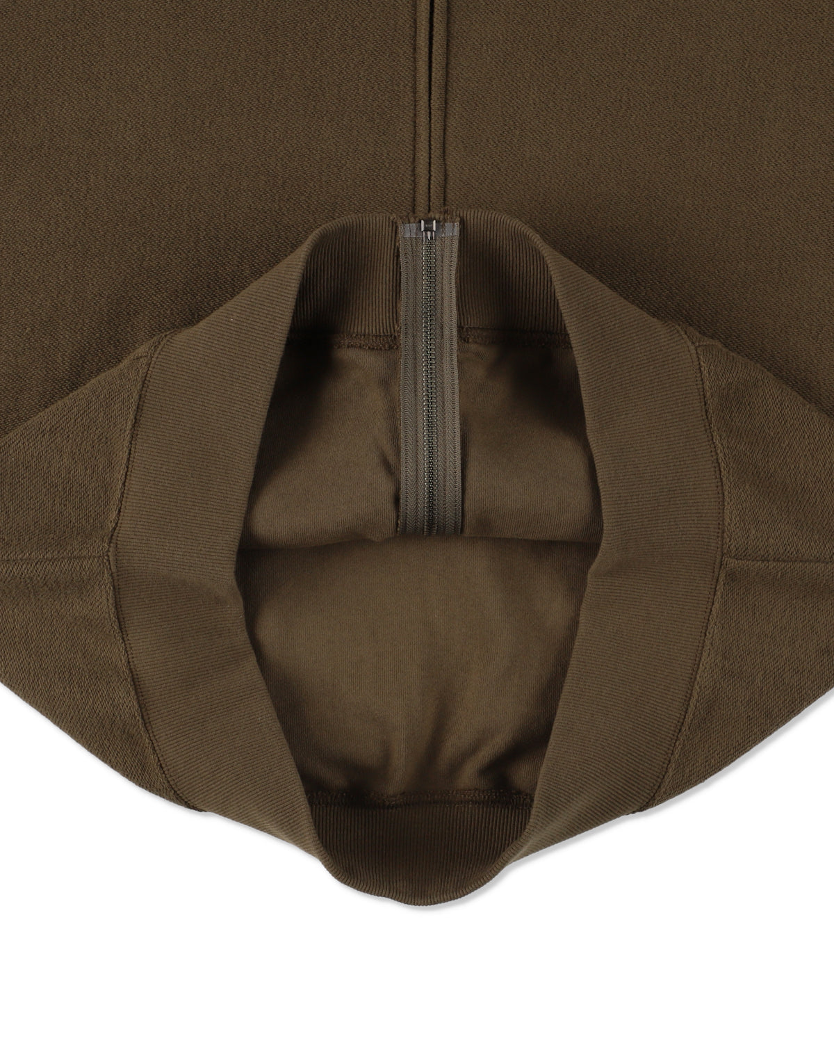 Brushed Zip Up Sweatshirt