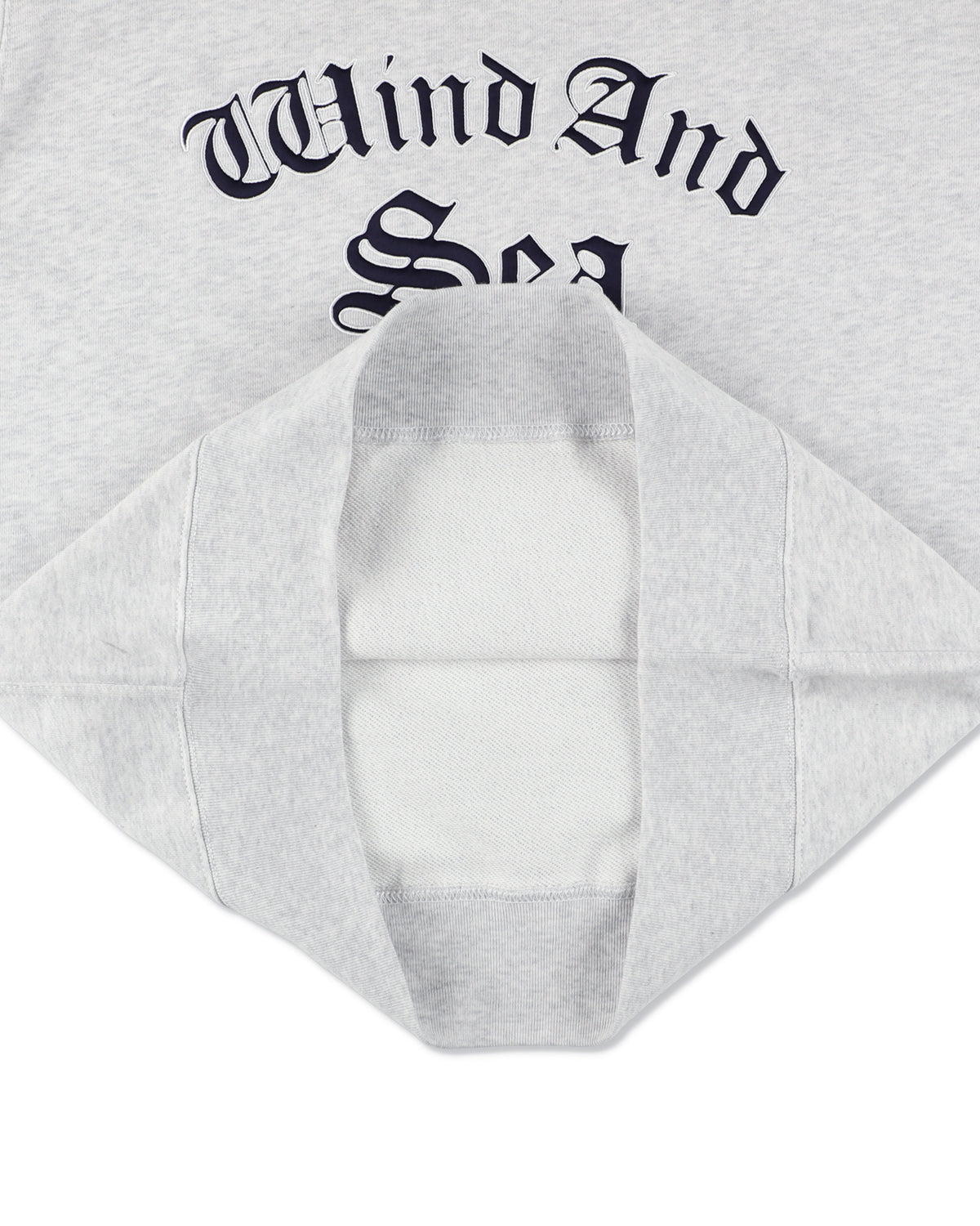 Satin Patch Crewneck Sweatshirt