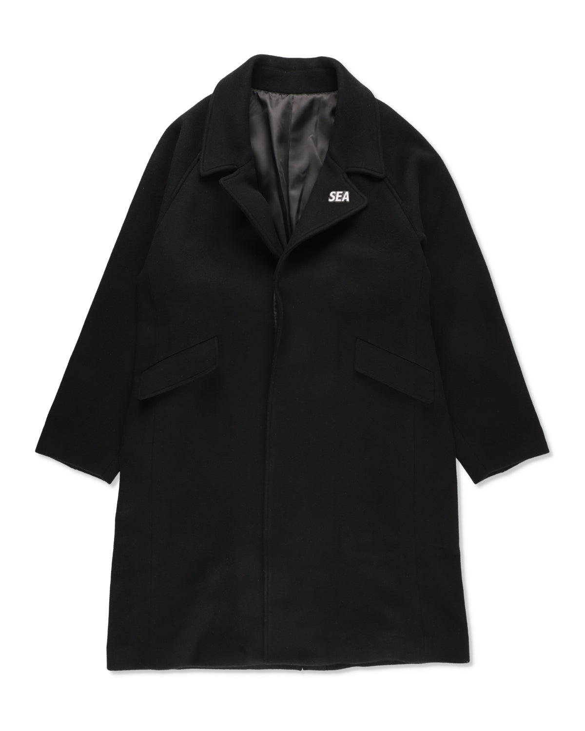 OVERSIZED WOOL MELTON COAT – WIND AND SEA