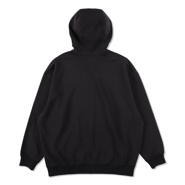 balaclava zip parka / black