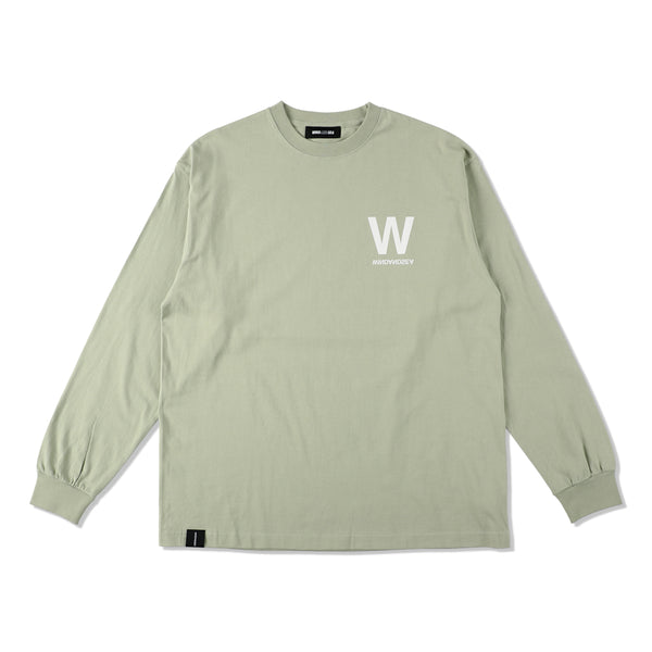 WINDANDSEA L/S T-SHIRT Ash-Gray SEA-04)-