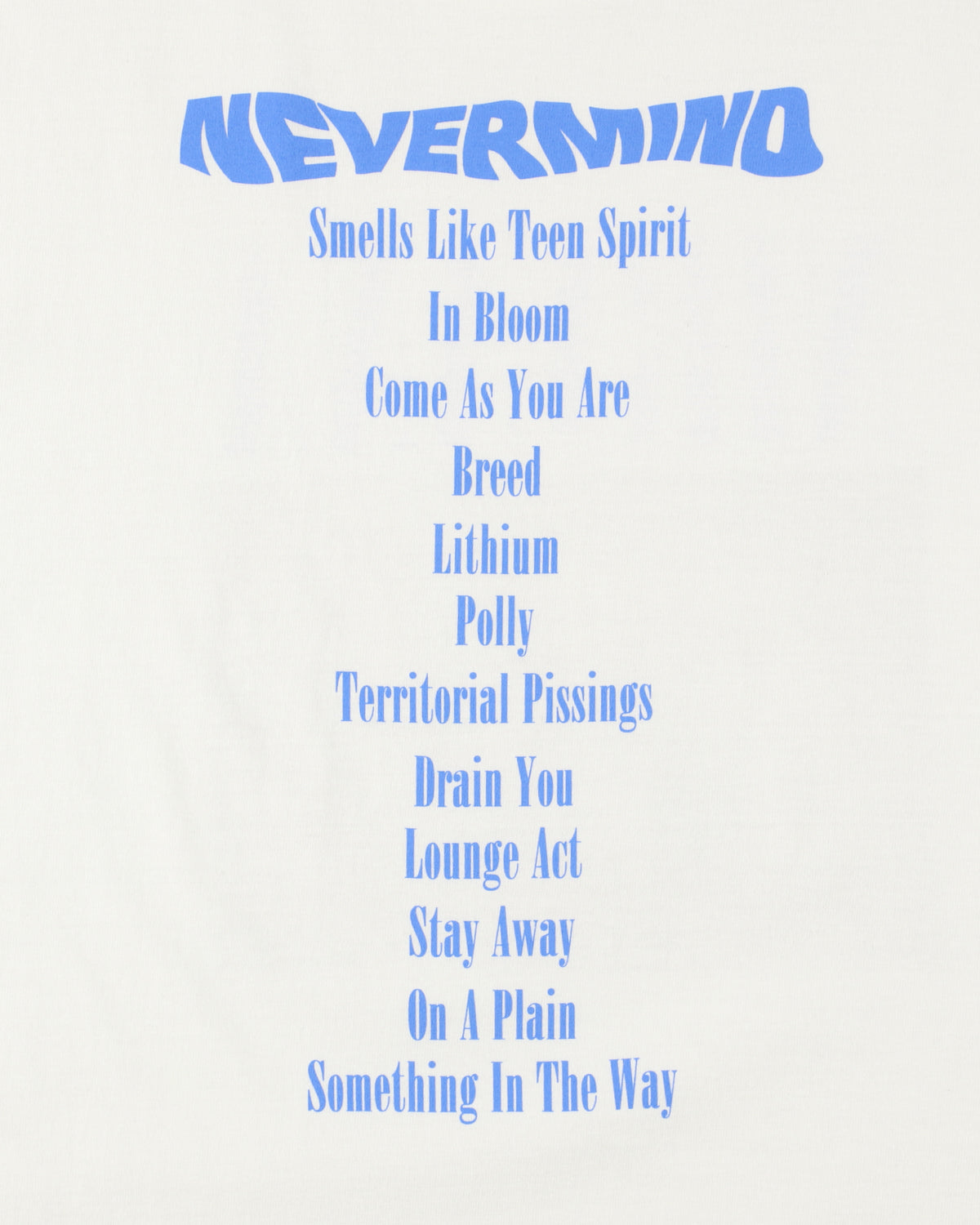 NIRVANA NEVERMIND S/S TEE