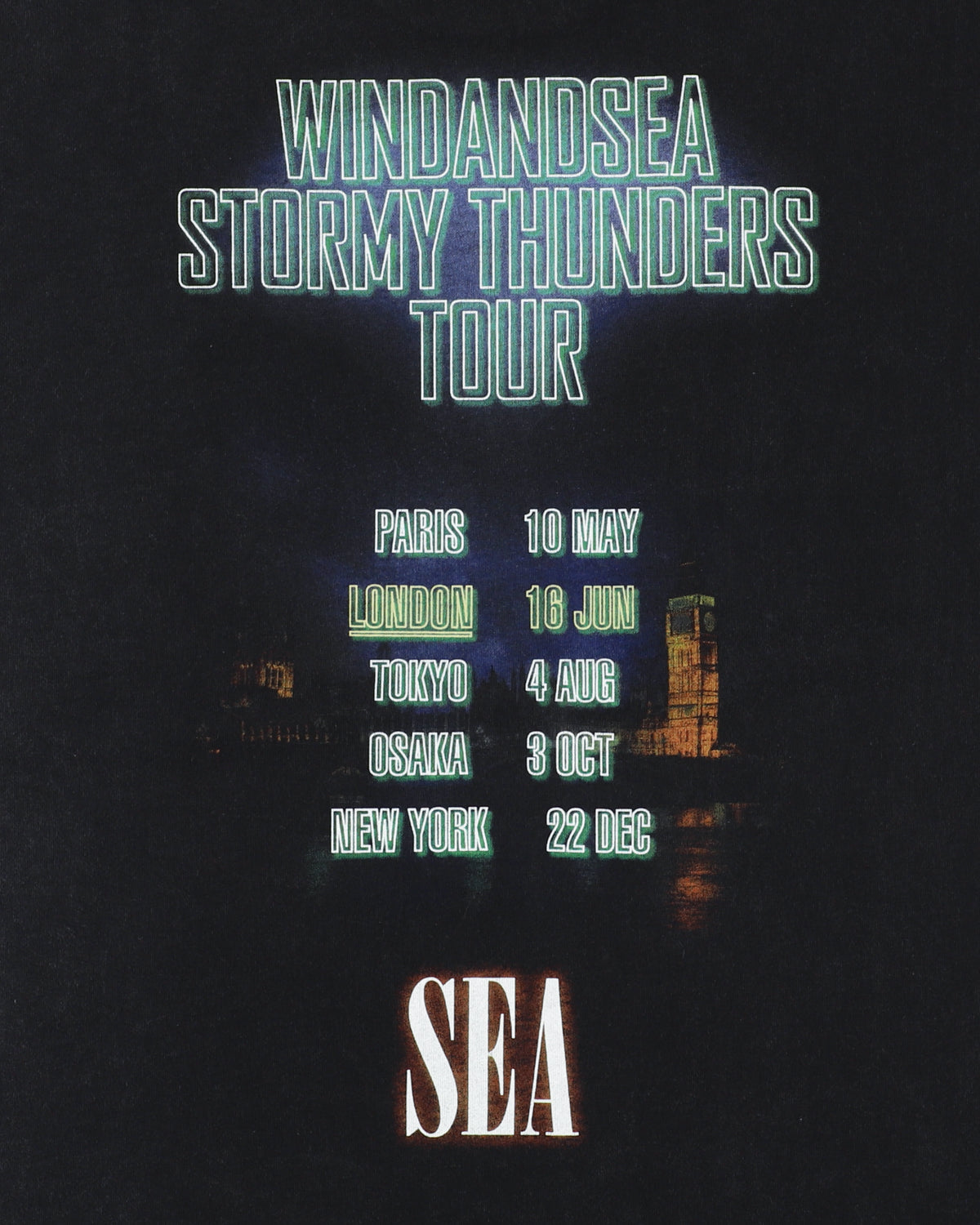 WORLD TOUR TEE (LONDON)