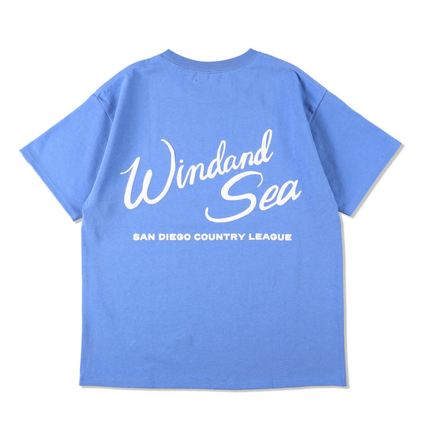 WDS (SEA-LEAGUE) S/S TEE / BLUE-