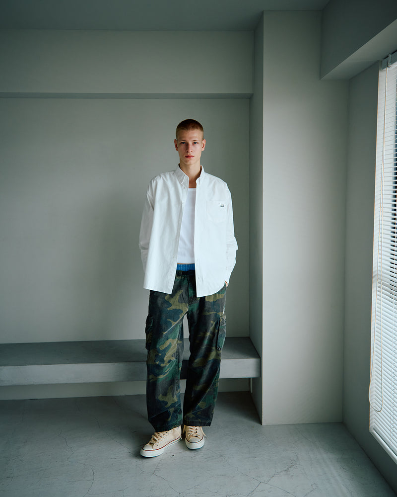 WIDE LEG CARGO PANTS