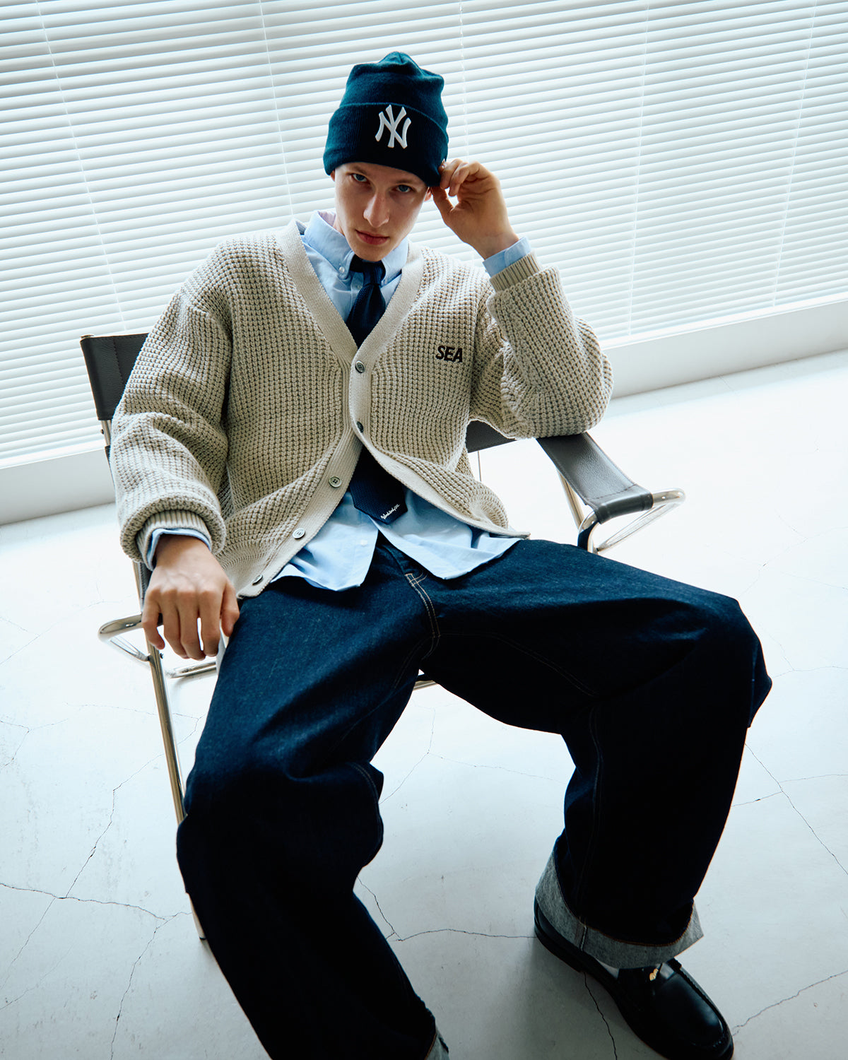 Waffle Knit Cardigan – WIND AND SEA