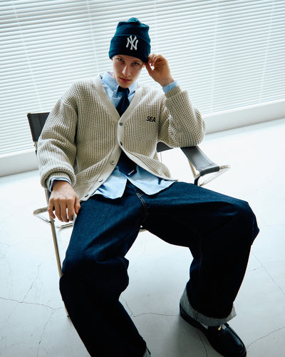 Waffle Knit Cardigan