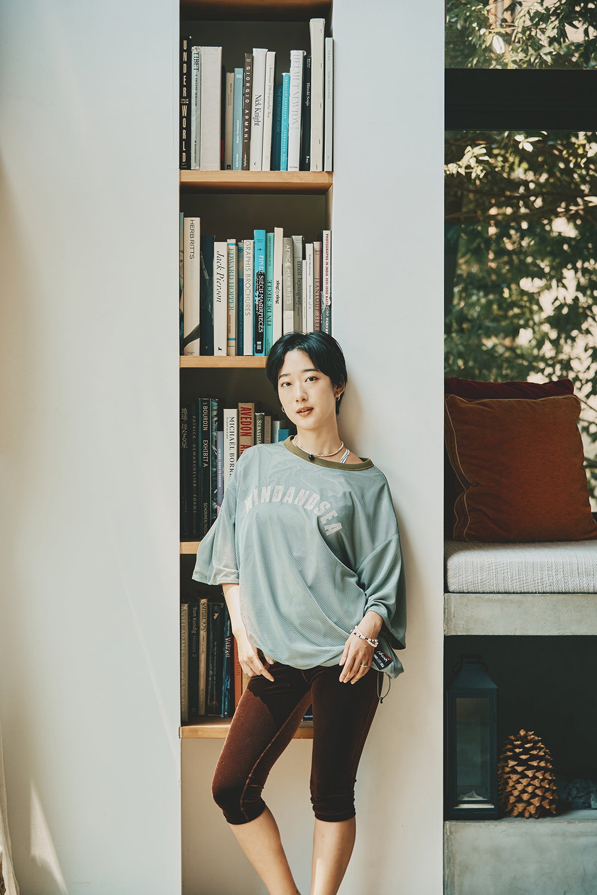 PHANTOM GRID REVERSIBLE TEE – WIND AND SEA