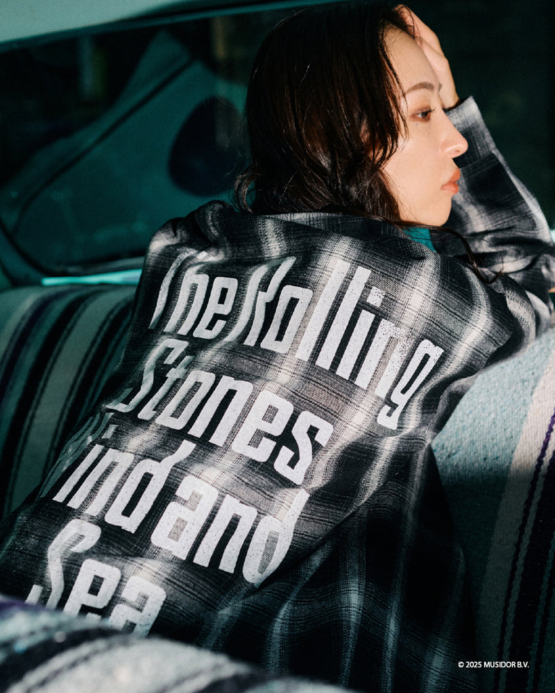THE ROLLING STONES x WDS PLAID SHIRT