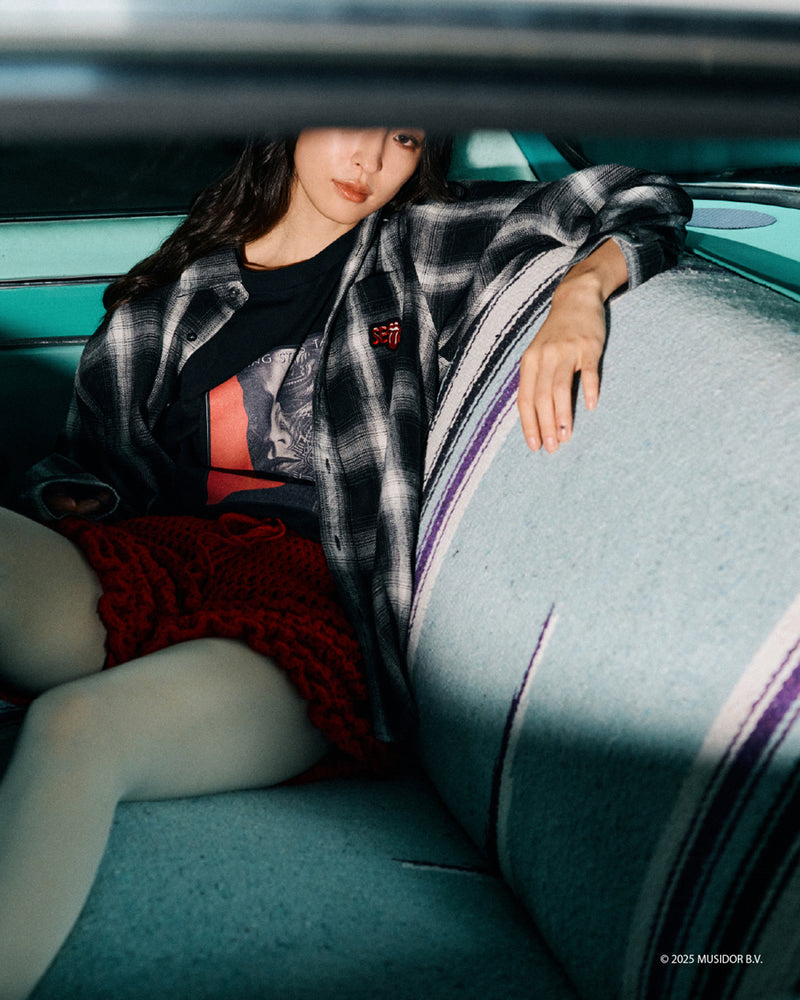 THE ROLLING STONES x WDS PLAID SHIRT