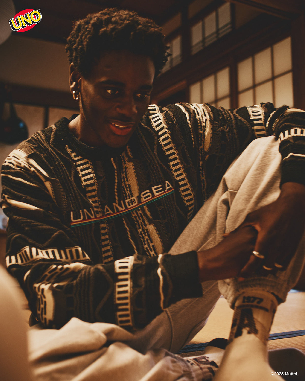 UNO x WDS MULTI STRIPED KNIT