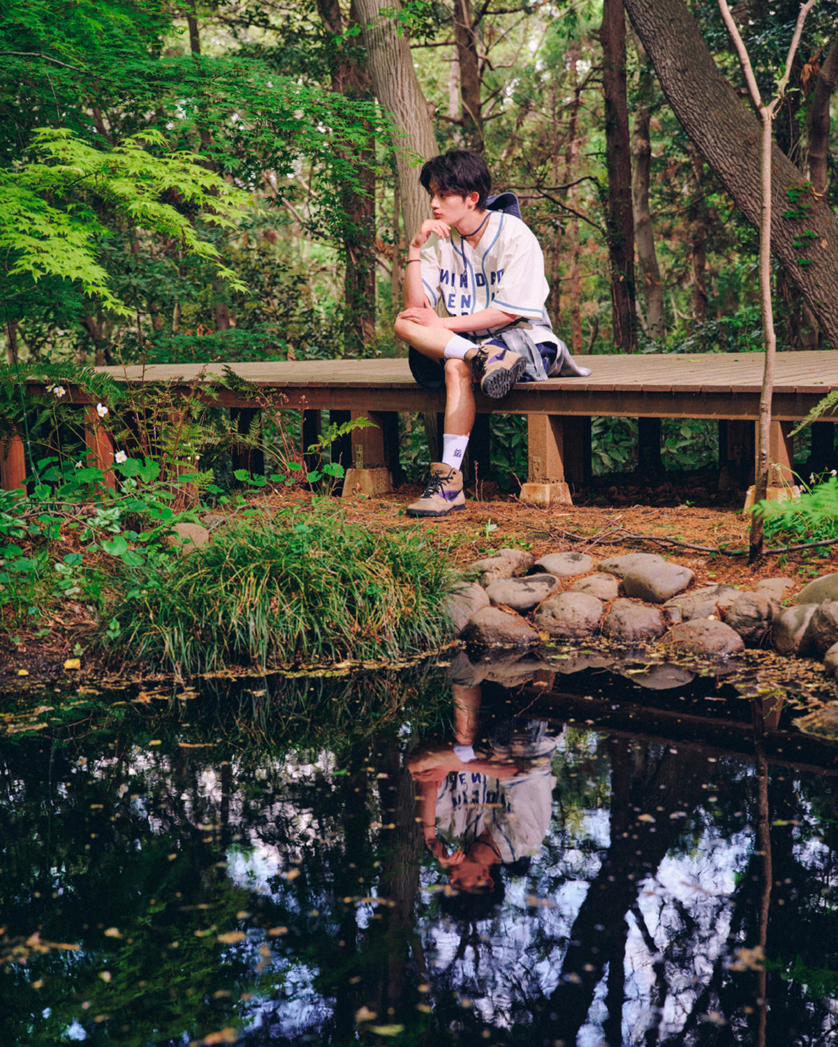 DENHAM x WDS BASEBALL SHIRT