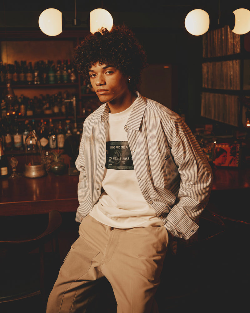 CREDIT CARD LOGO CREWNECK SWEATSHIRTS