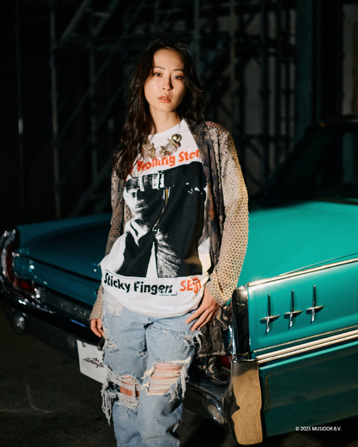 THE ROLLING STONES x WDS STICKY FINGERS TEE – WIND AND SEA