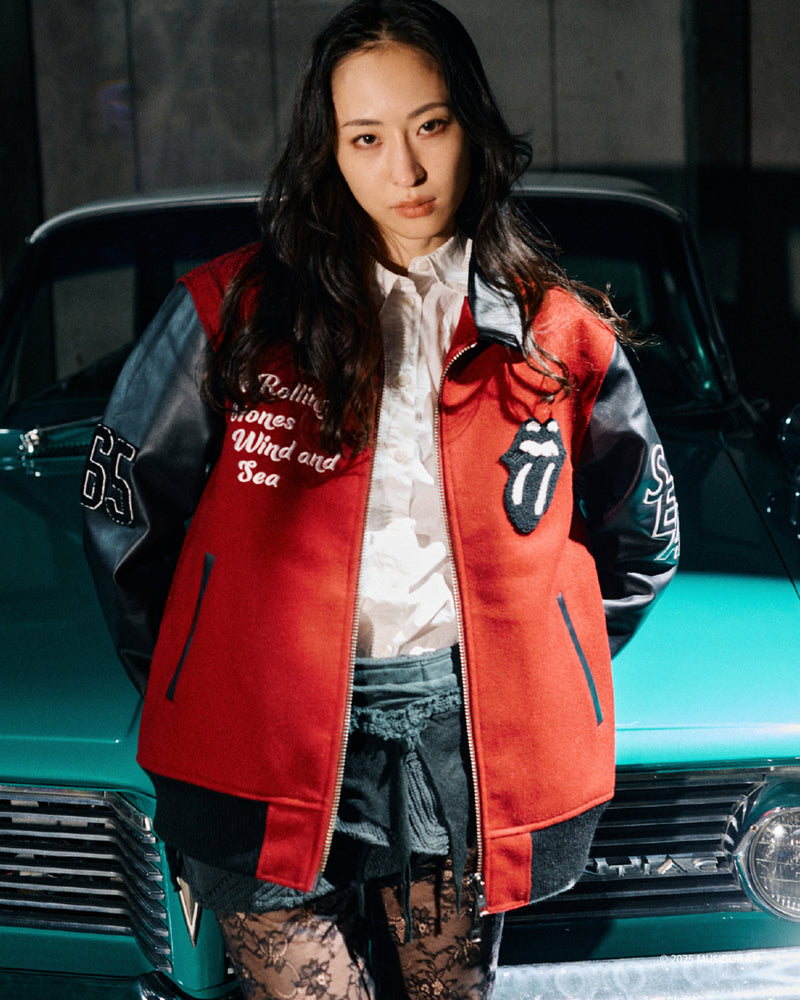 THE ROLLING STONES x WDS VARSITY JACKET