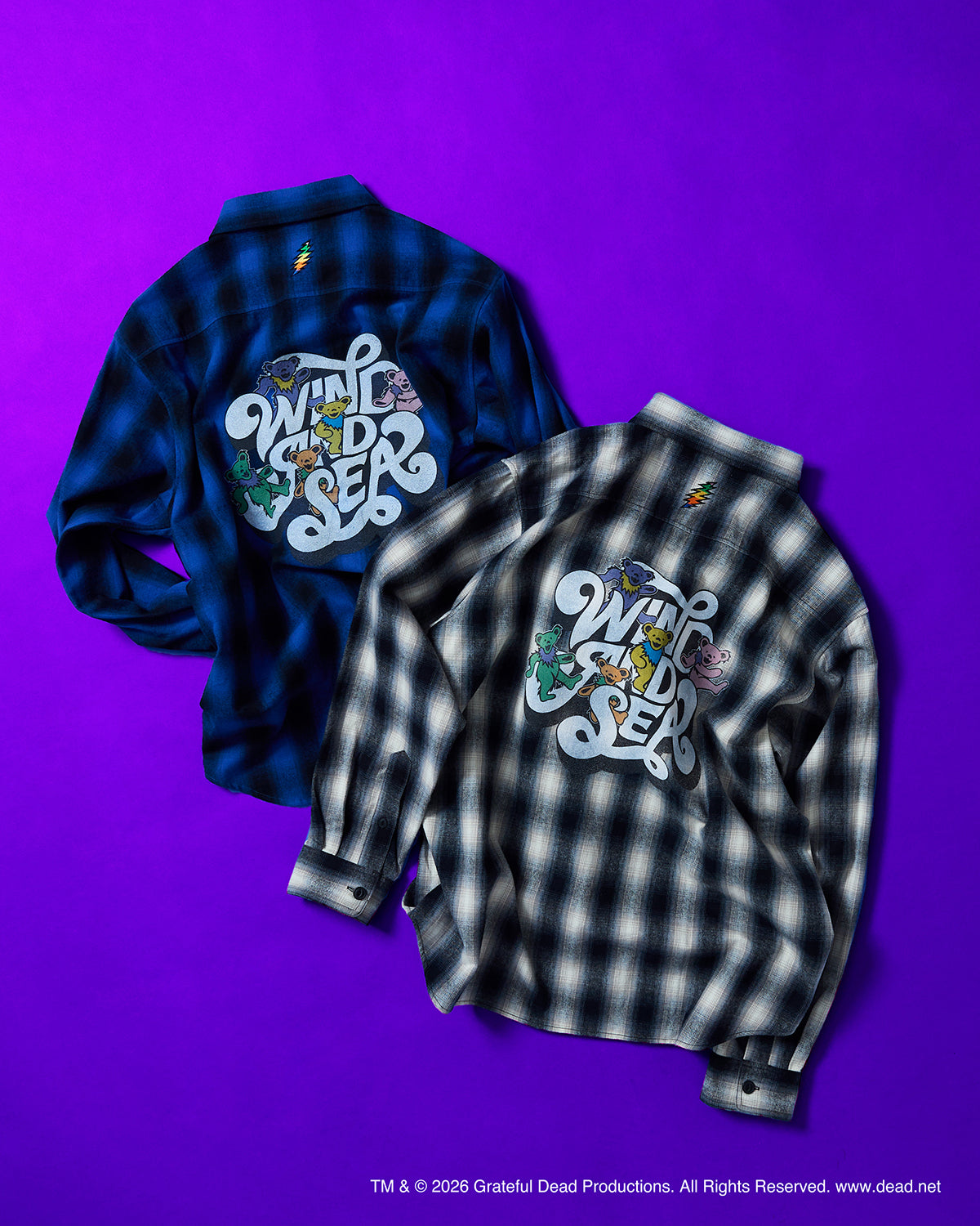GRATEFUL DEAD x WDS Flannel Shirt – WIND AND SEA
