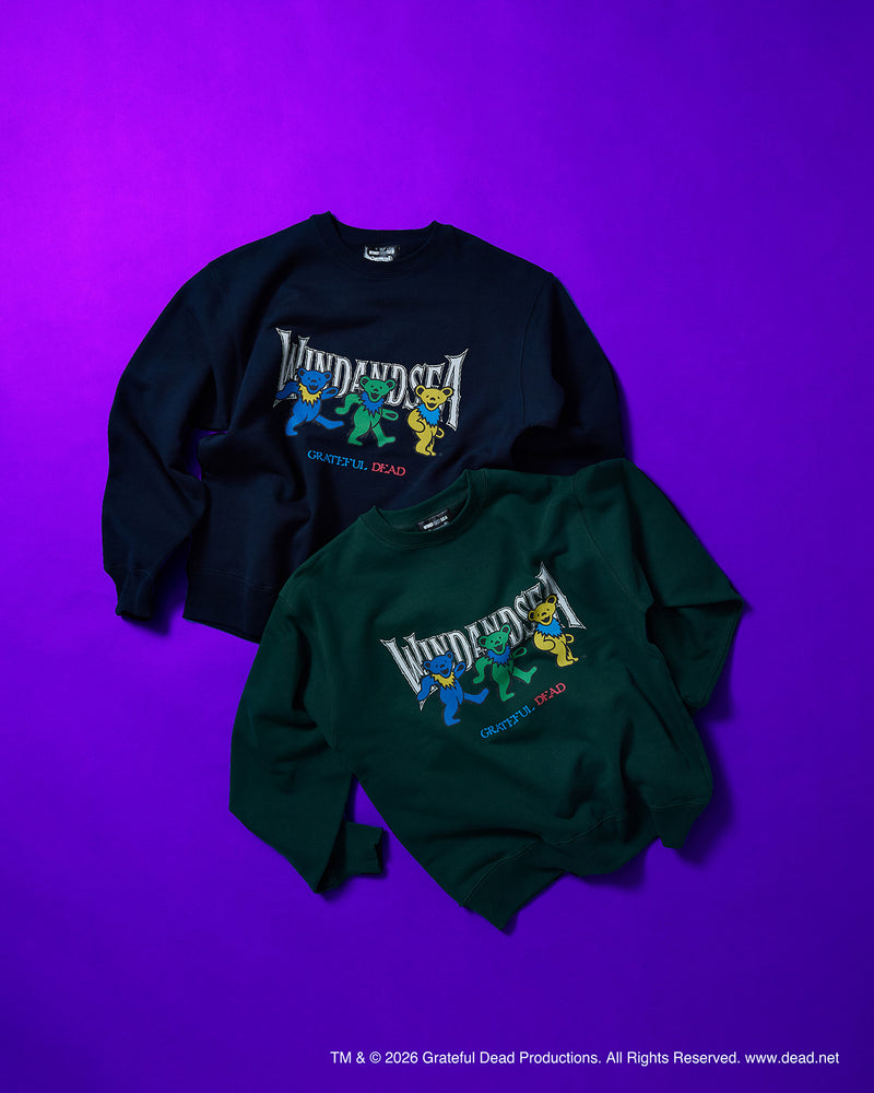 GRATEFUL DEAD x WDS Crew Neck Sweat Shirt
