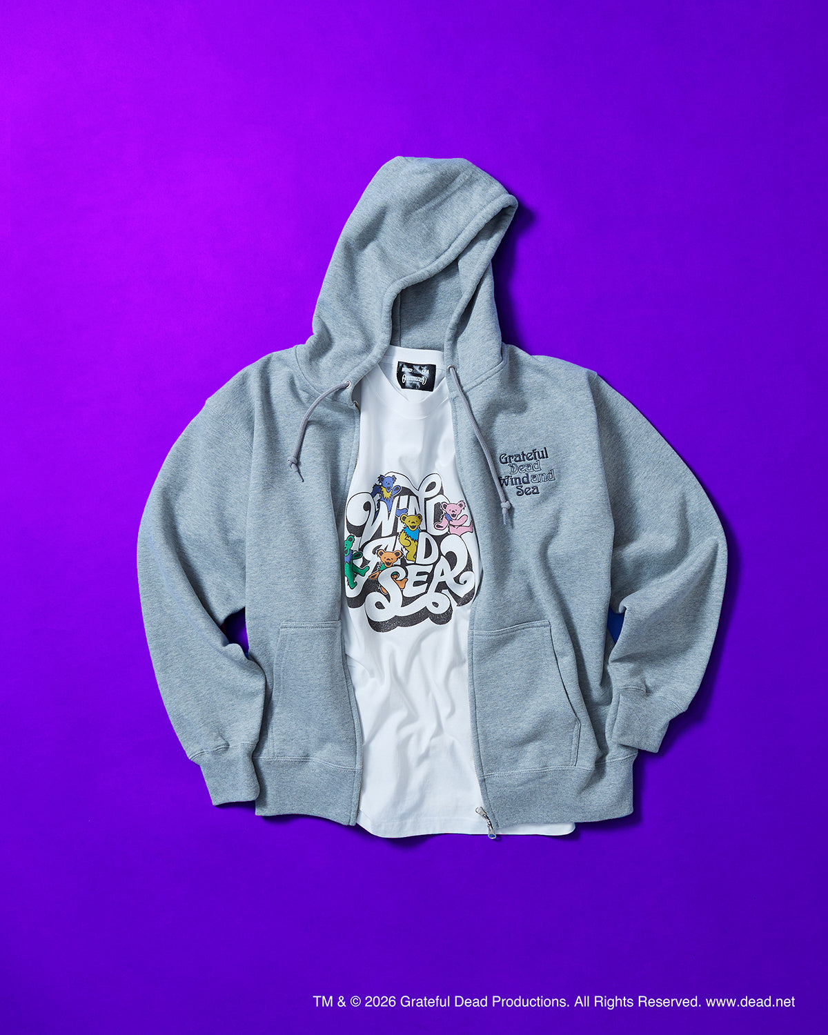 GRATEFUL DEAD x WDS Zip Hoodie – WIND AND SEA