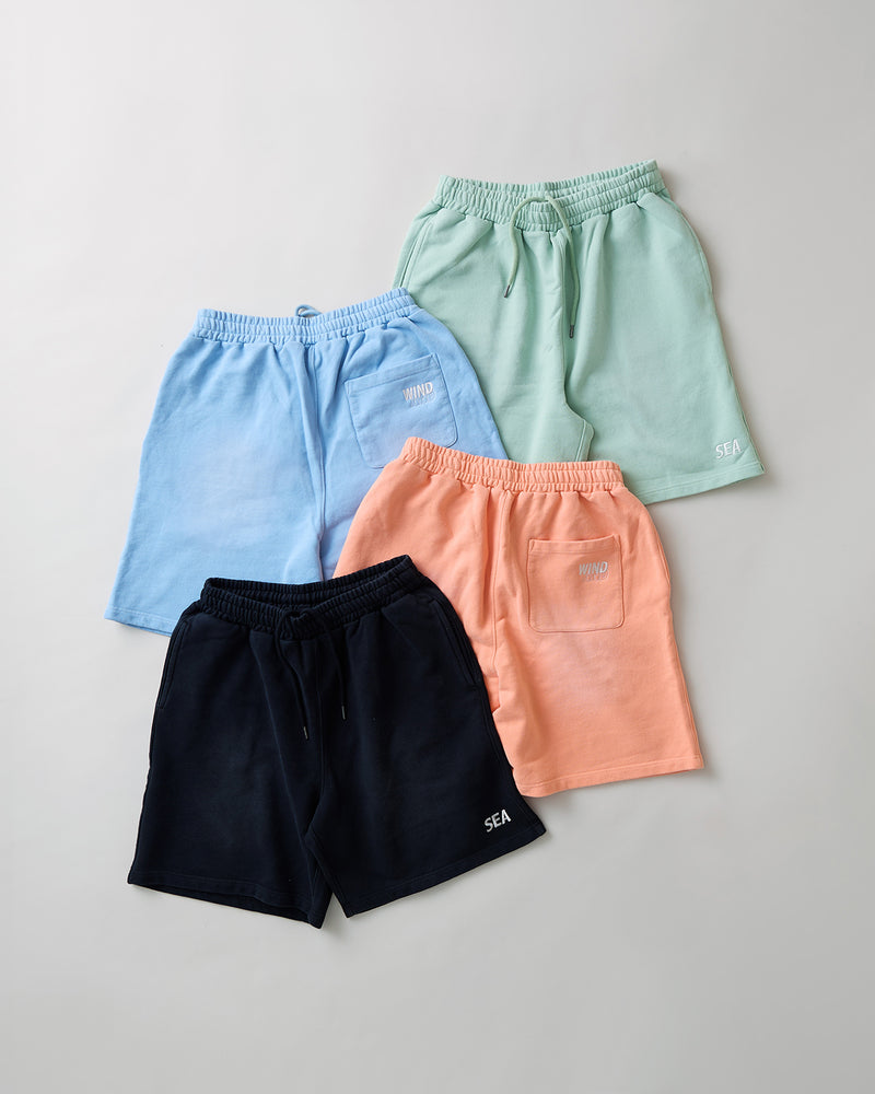 SULFUR DYEING LOGO HALF PANTS