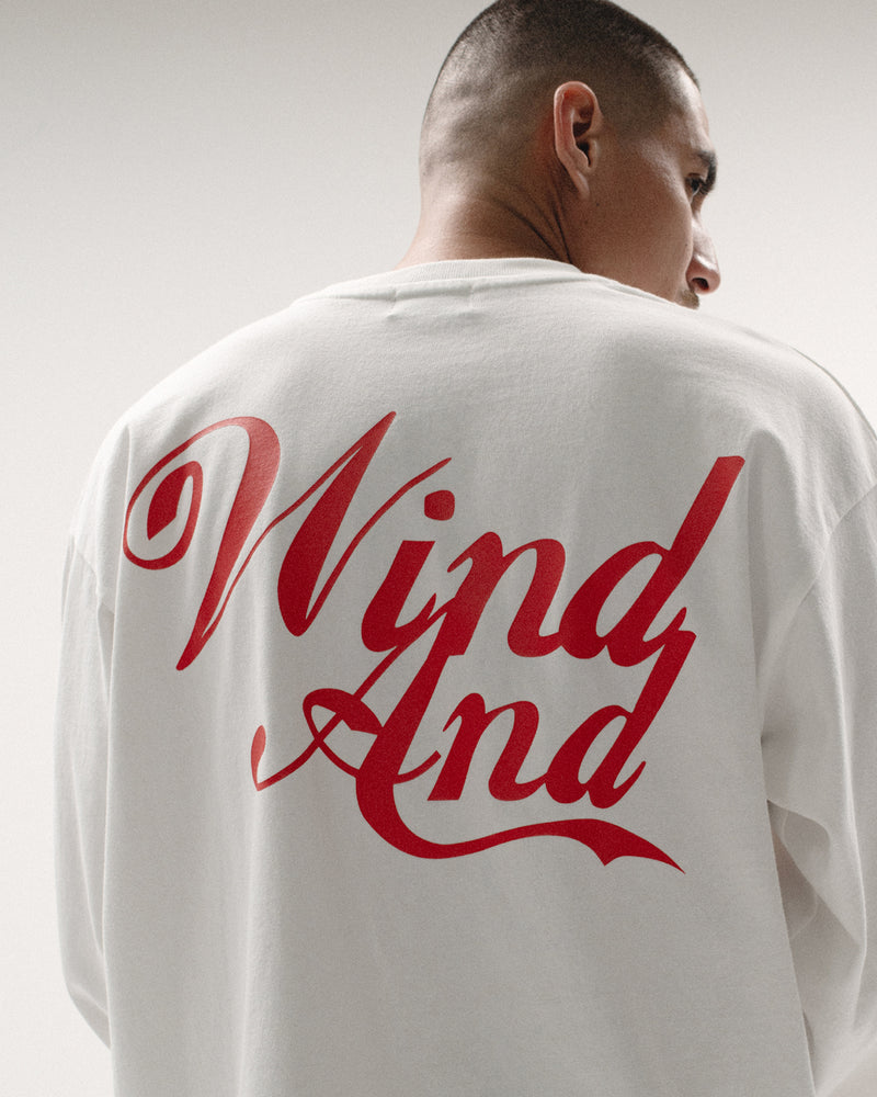 SCRIPT SEA L/S TEE