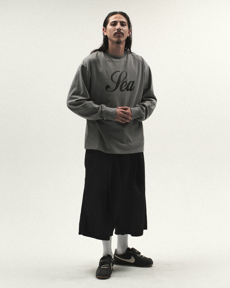 SCRIPT SEA L/S TEE