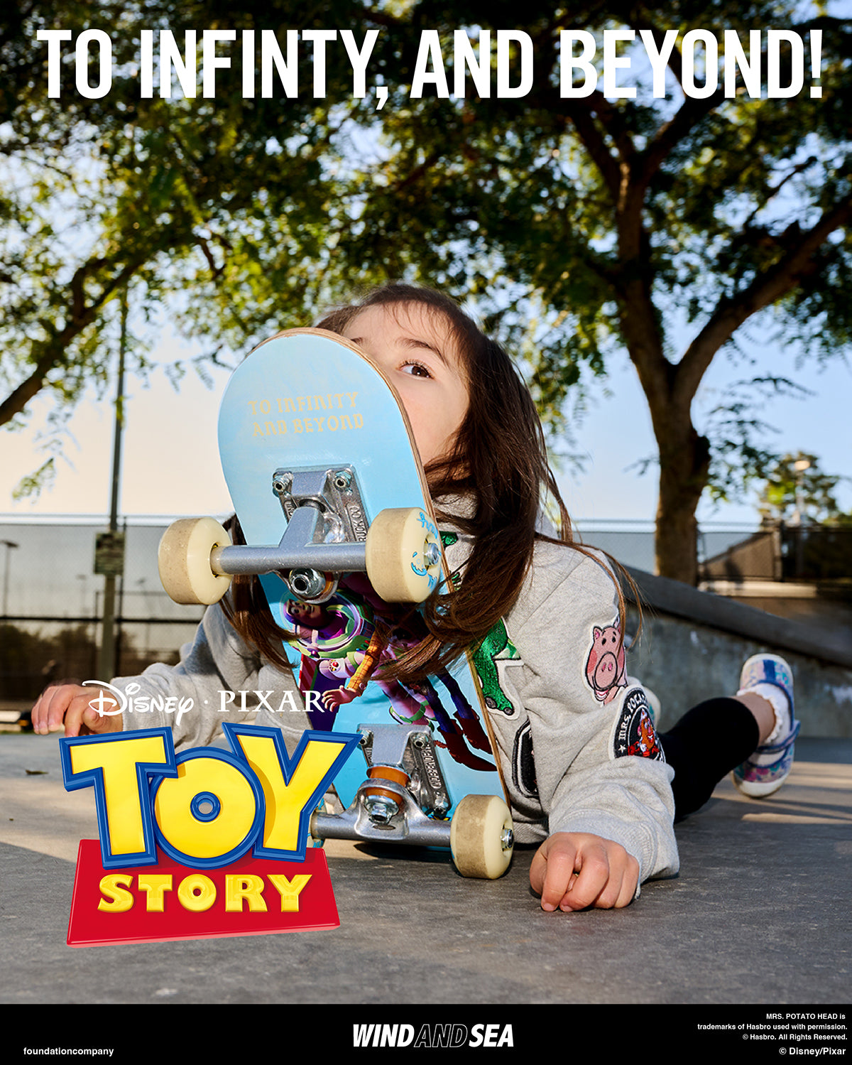 TOY STORY x WDS SKATE BOARD KIDS – WIND AND SEA