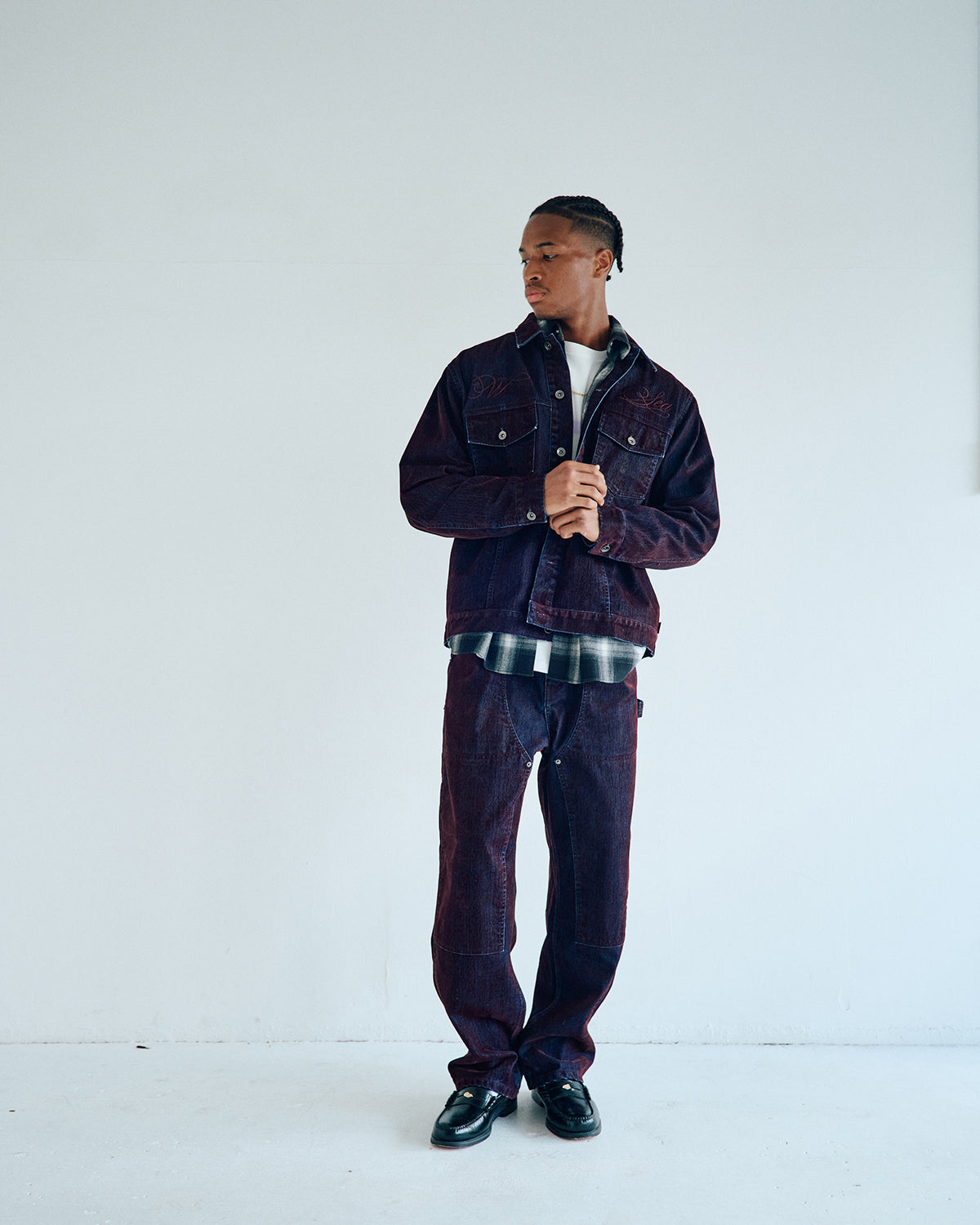 VELOUR TOUCH DENIM JACKET