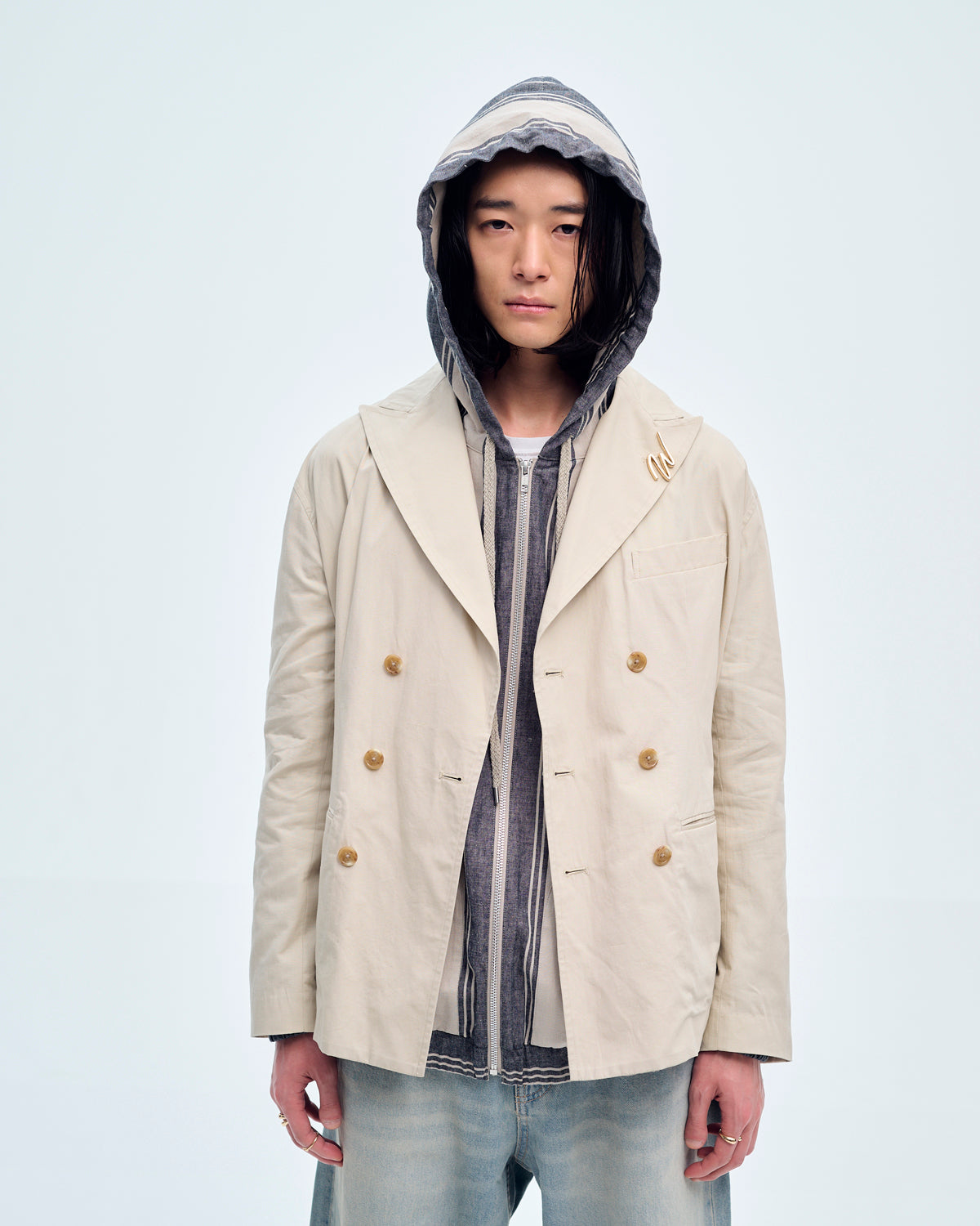 LINEN DOUBLE JACKET