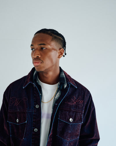 VELOUR TOUCH DENIM JACKET