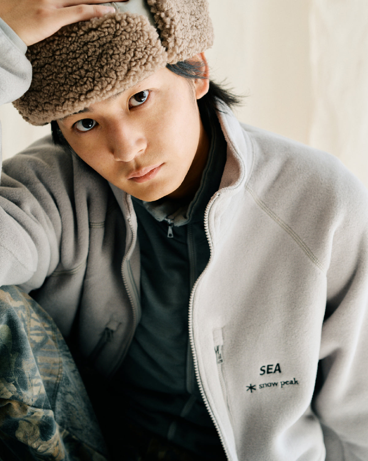 snow peak × WDS Water-Repellent Fleece Hoodie – WIND AND SEA