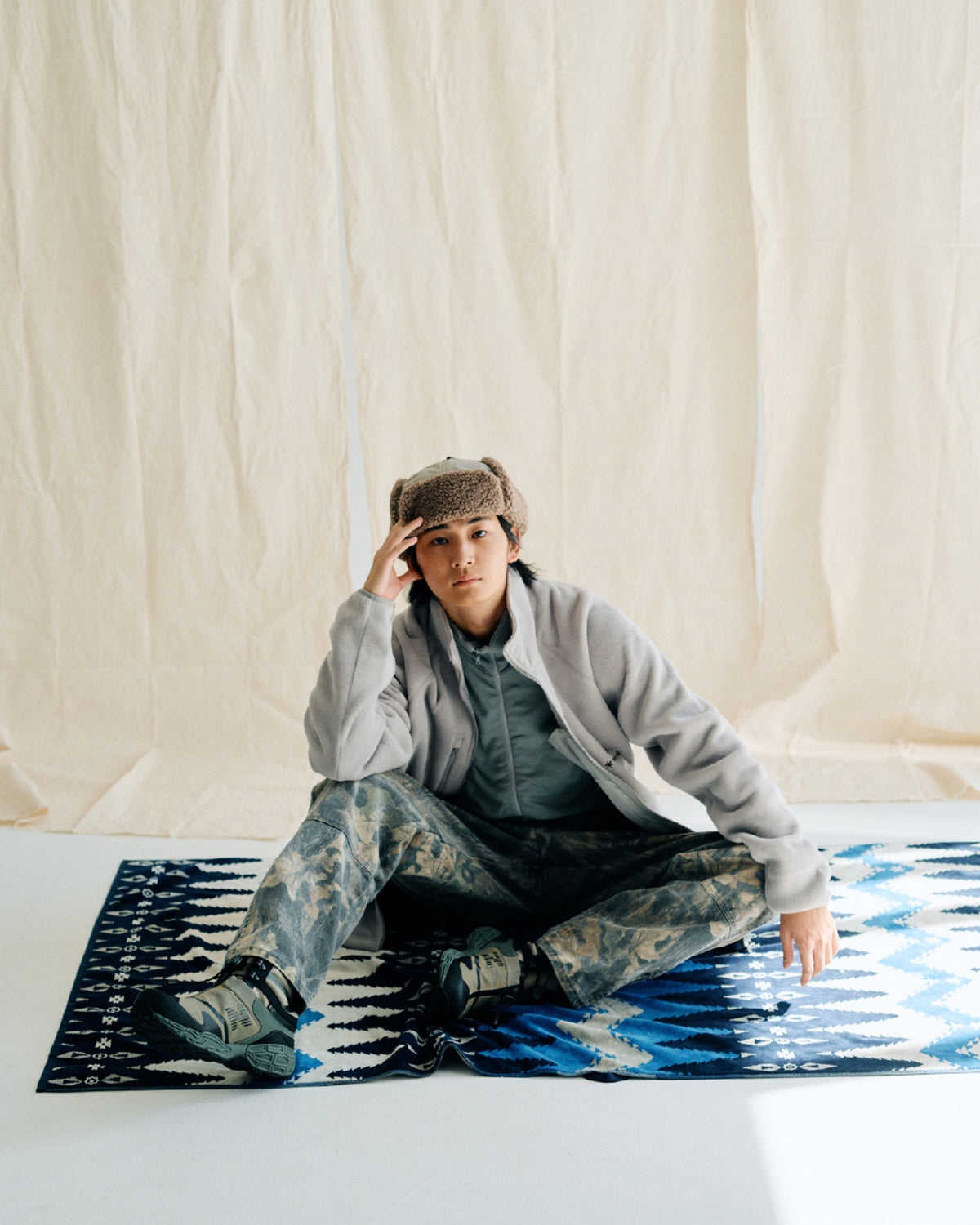snow peak × WDS Water-Repellent Fleece Hoodie – WIND AND SEA