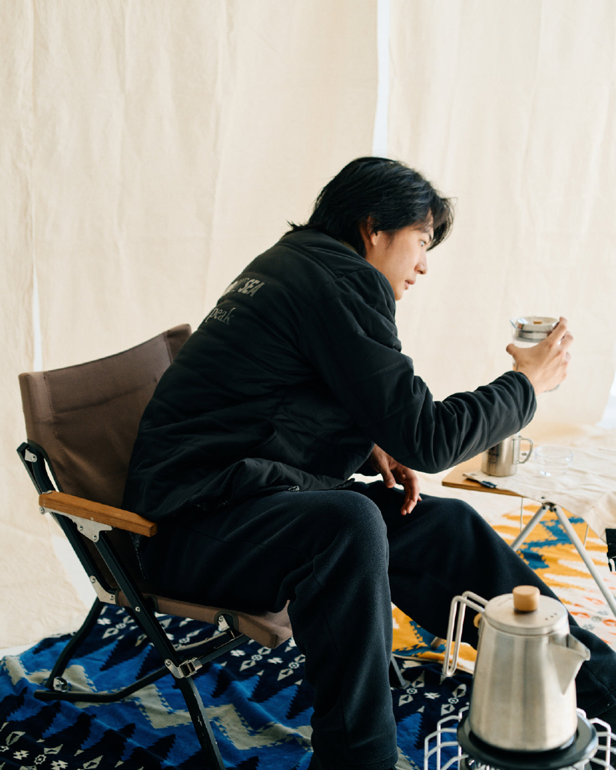 snow peak × WDS Water-Repellent Fleece Pants