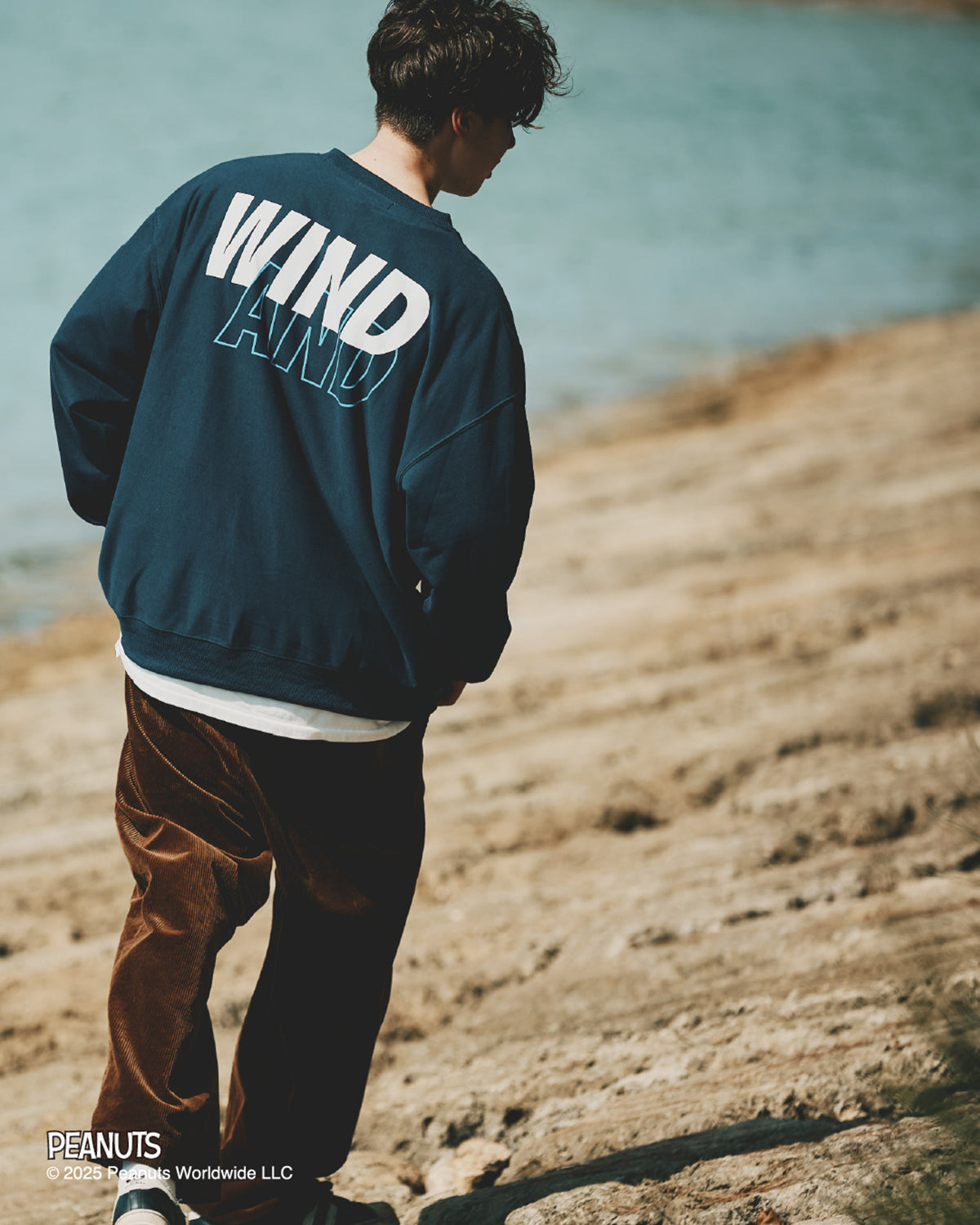 トップス SMOOTHY X WDS CREW NECK SWEAT SHIRT SMOOTHY x WDS Snoopy Crewneck Sweatshirt – WIND AND SEA