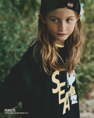 SMOOTHY x WDS Snoopy Kids Crewneck Sweatshirt