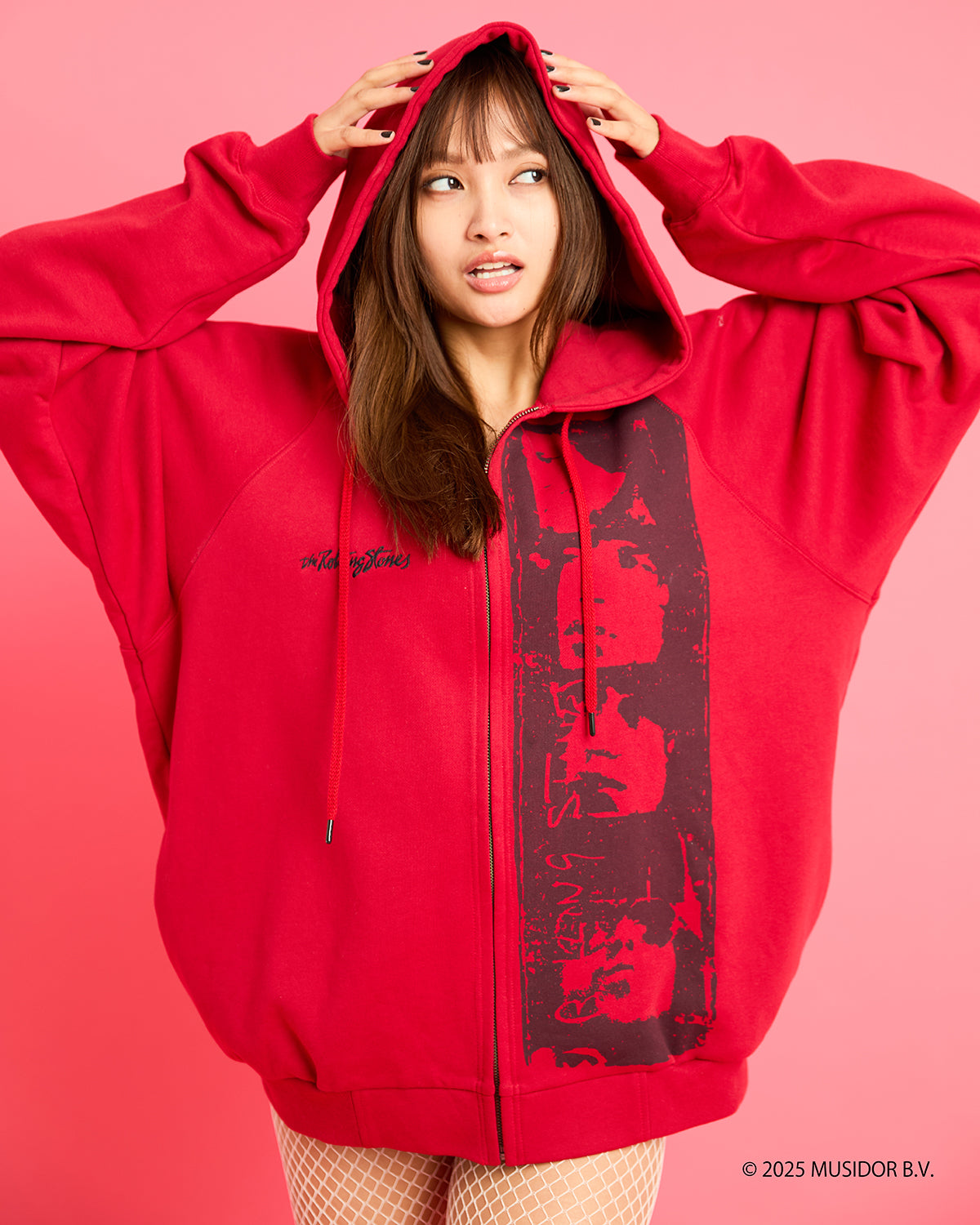 The Rolling Stones x WDS MIck Jagger Zip up Sweatshirt