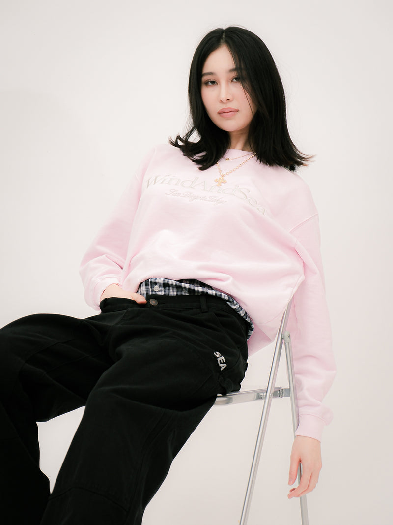 FROSTING LOGO CREWNECK SWEATSHIRT